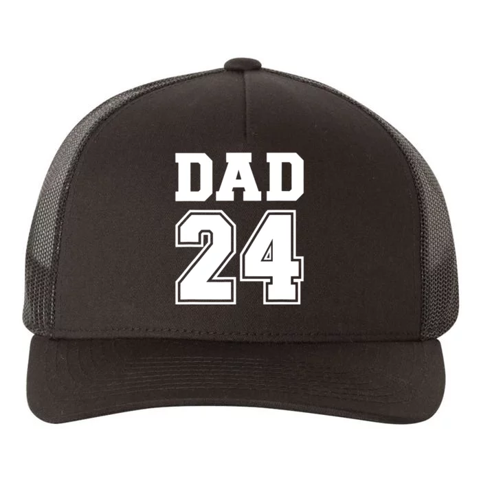 Dad 2024 For New Daddy To Be Yupoong Adult 5-Panel Trucker Hat