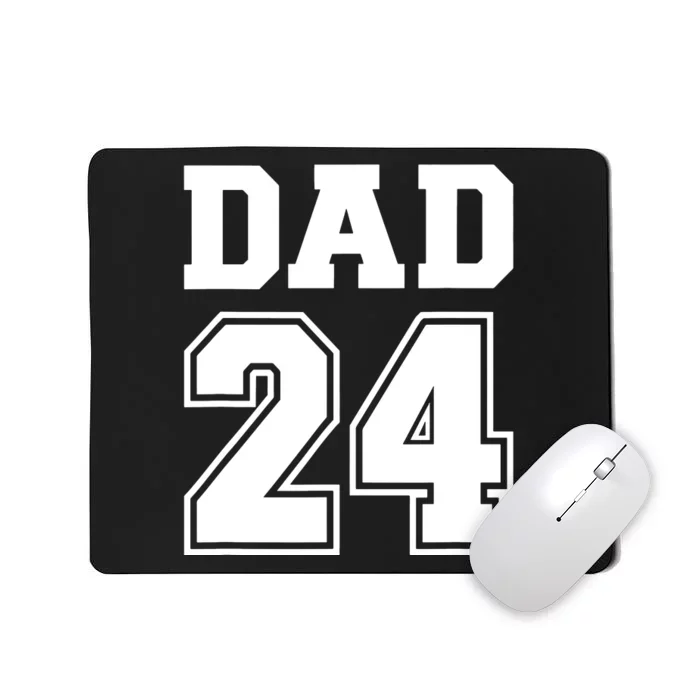 Dad 2024 For New Daddy To Be Mousepad