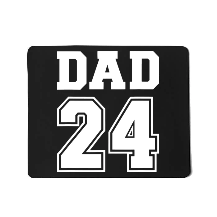 Dad 2024 For New Daddy To Be Mousepad