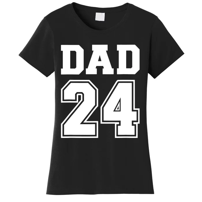 Dad 2024 For New Daddy To Be Women's T-Shirt