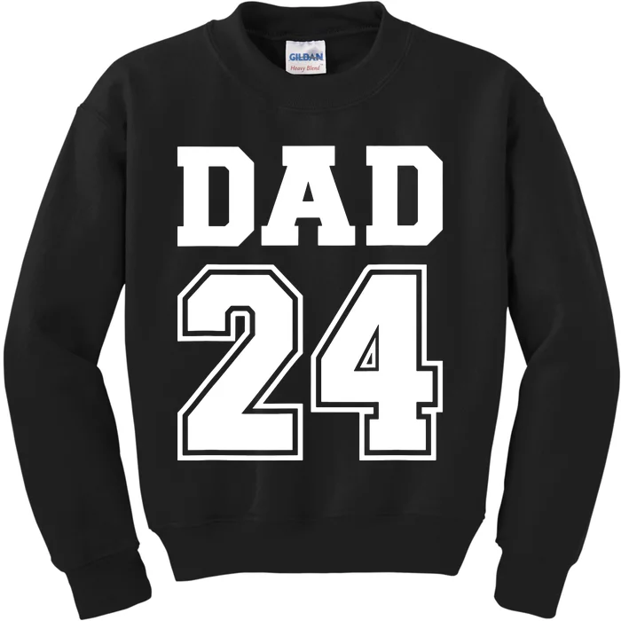 Dad 2024 For New Daddy To Be Kids Sweatshirt