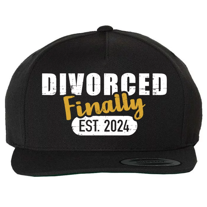 Divorce 2024 Finally Divorced Wool Snapback Cap