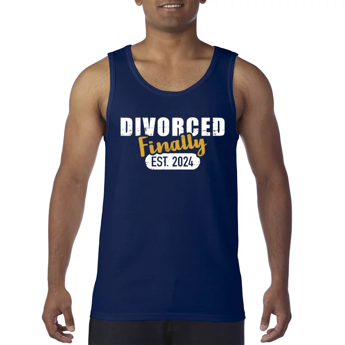 Divorce 2024 Finally Divorced Tank Top