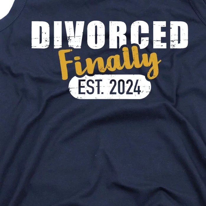 Divorce 2024 Finally Divorced Tank Top