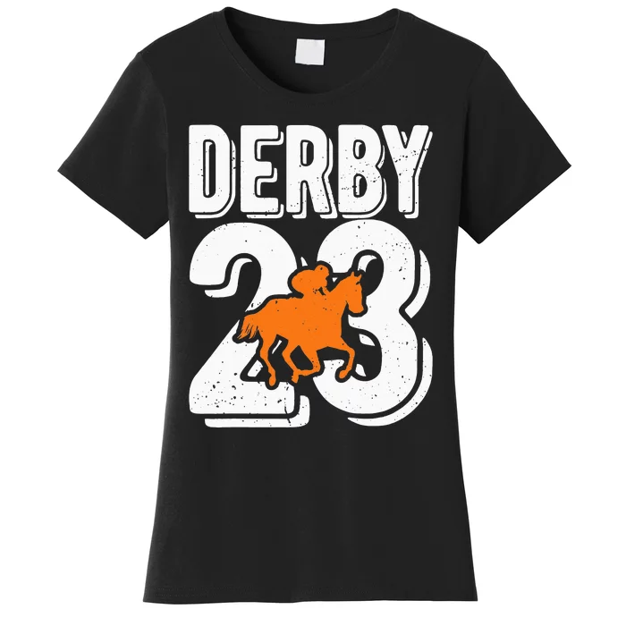 Derby 23 Horse Racing Fans Vintage Gifts Women's T-Shirt