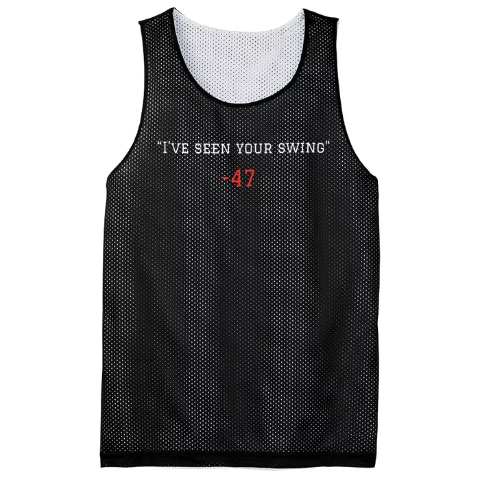 Debate 2024 Ive Seen Your Swing Gift Mesh Reversible Basketball Jersey Tank