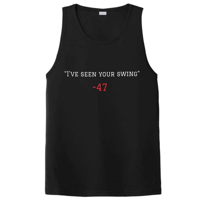 Debate 2024 Ive Seen Your Swing Gift Performance Tank