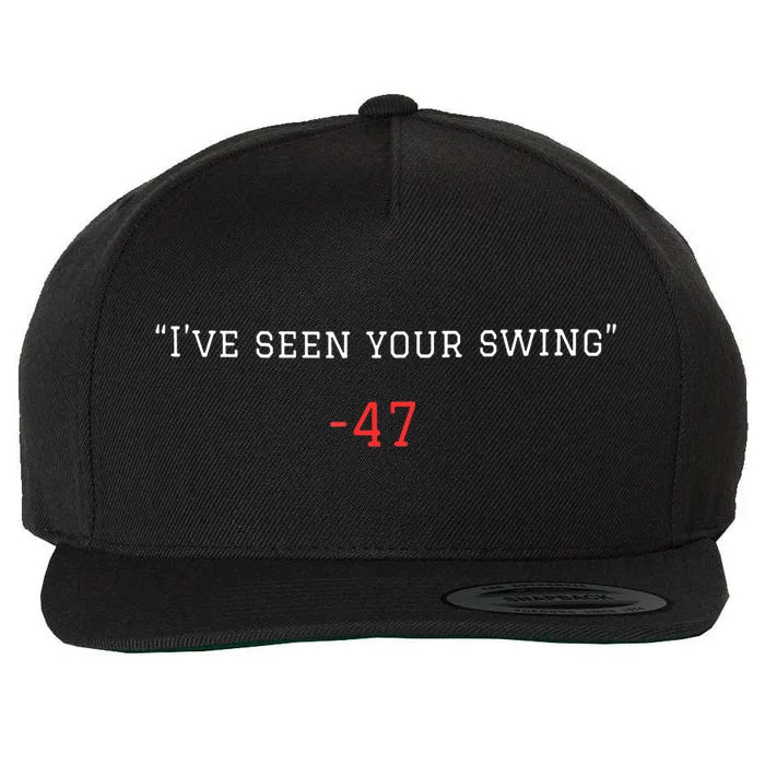 Debate 2024 Ive Seen Your Swing Gift Wool Snapback Cap