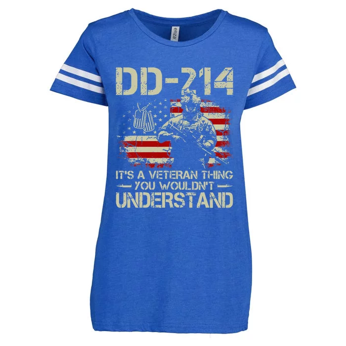 DD 214 Its A Veteran Thing You Wouldnt Understand DD 214 Enza Ladies Jersey Football T-Shirt