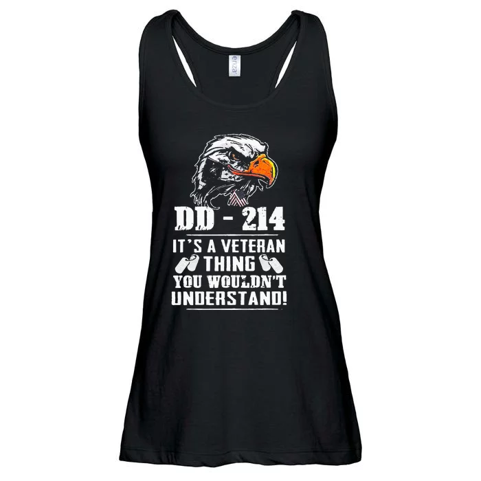 DD 214 Its A Veteran Thing You Wouldnt Understand Ladies Essential Flowy Tank