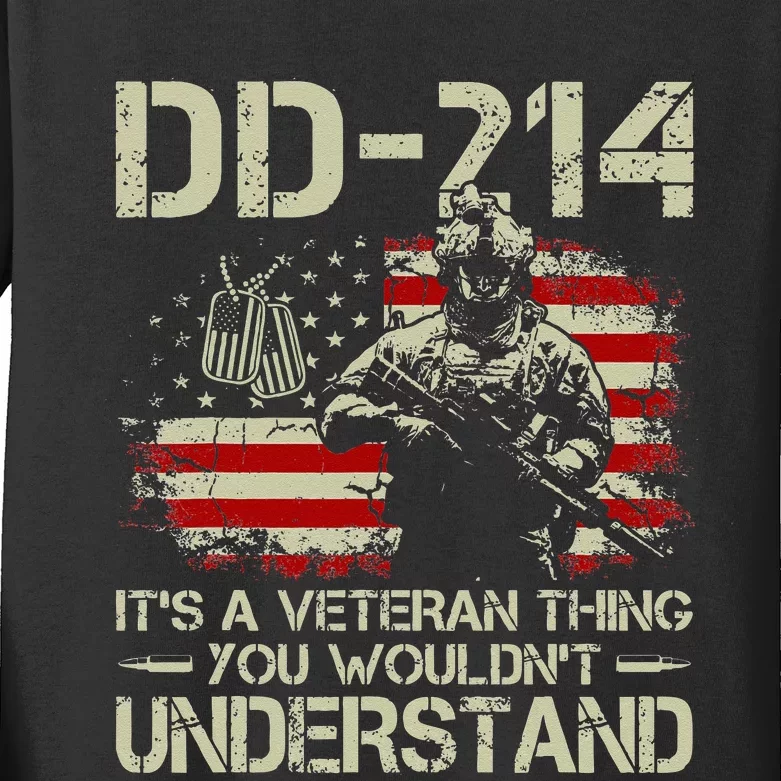 DD 214 Its A Veteran Thing You Wouldnt Understand DD 214 Kids Long Sleeve Shirt