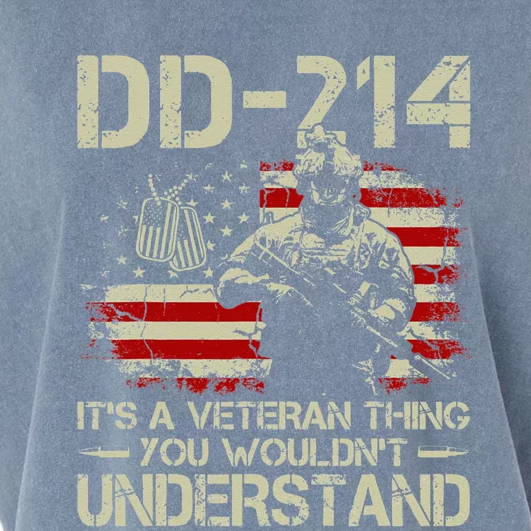 DD 214 Its A Veteran Thing You Wouldnt Understand DD 214 Garment-Dyed Women's Muscle Tee