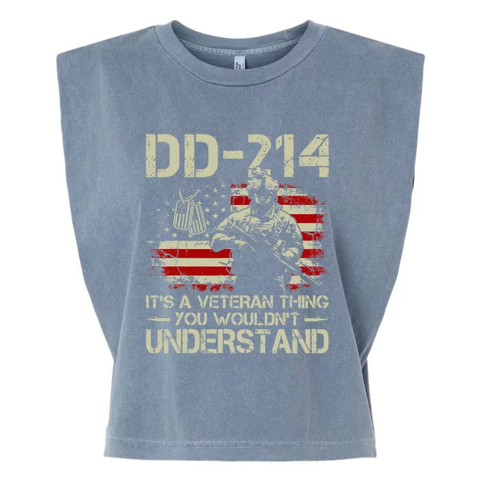 DD 214 Its A Veteran Thing You Wouldnt Understand DD 214 Garment-Dyed Women's Muscle Tee