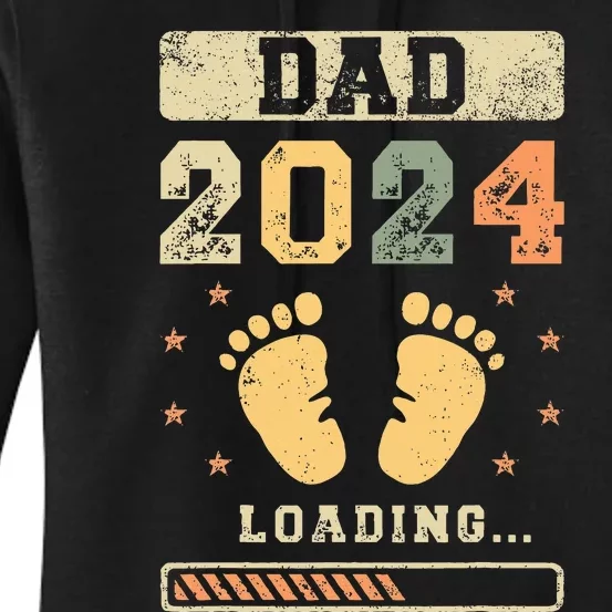 Dad 2024 Loading Women's Pullover Hoodie