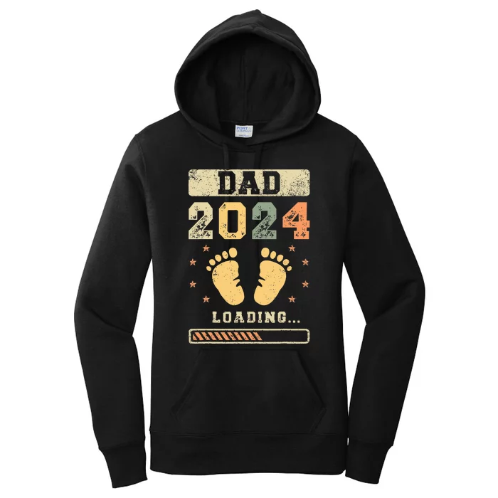 Dad 2024 Loading Women's Pullover Hoodie