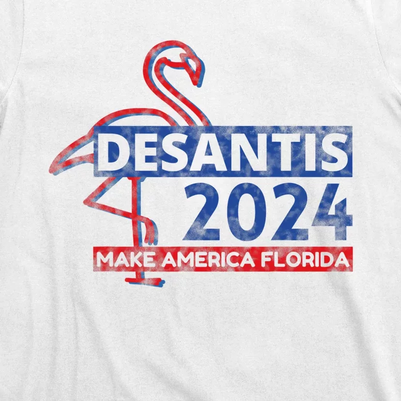 DESANTIS 2024, Make America Florida, American Flamingo T-Shirt