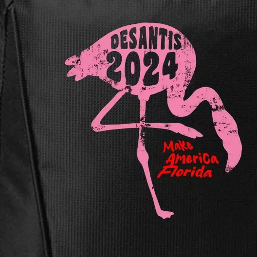 DeSantis 2024 Make America Florida Flamingo Election City Backpack