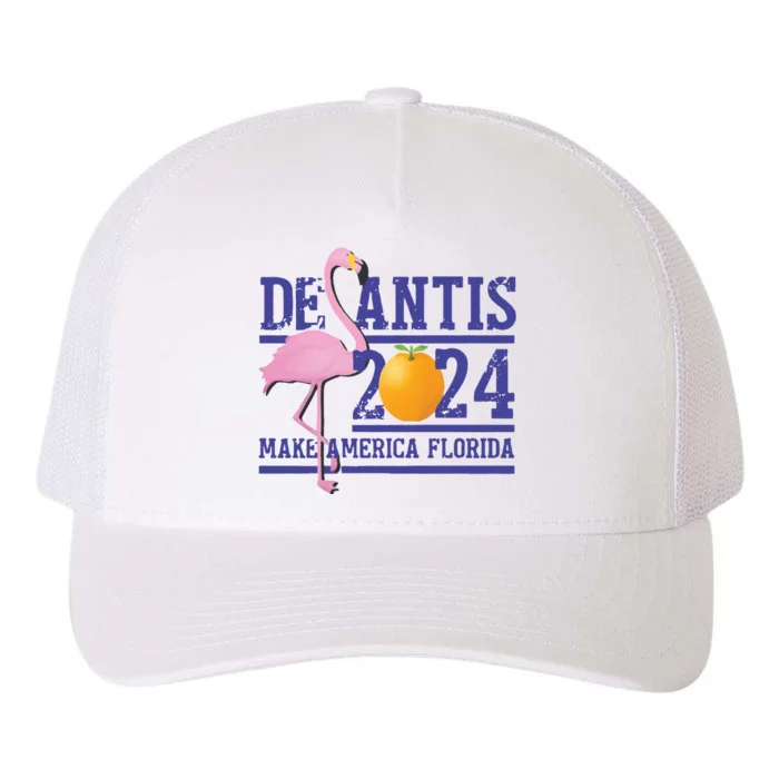 Desantis 2024 Make America Florida Yupoong Adult 5-Panel Trucker Hat