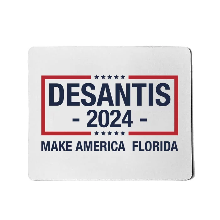 DeSantis 2024 Make America Florida Vintage US Flag Mousepad