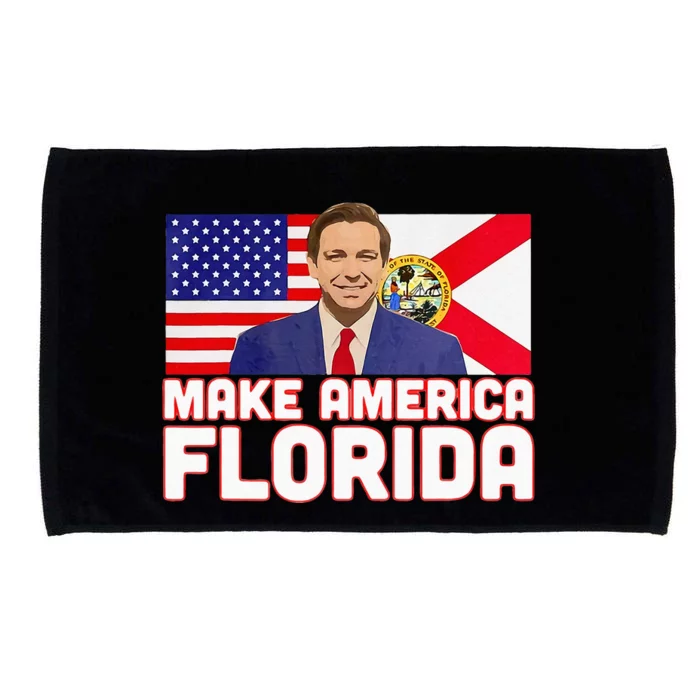 DeSantis 2024 Make America Florida DeSantis 2024 Microfiber Hand Towel