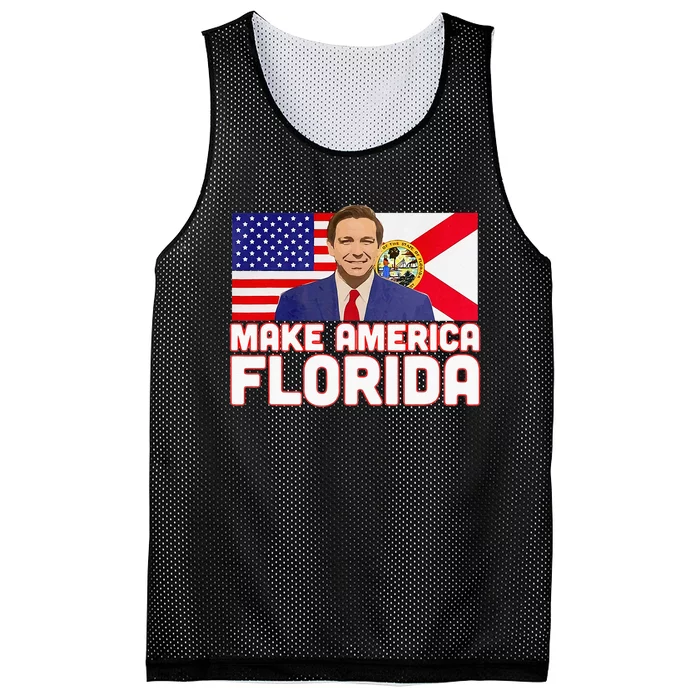 DeSantis 2024 Make America Florida DeSantis 2024 Mesh Reversible Basketball Jersey Tank