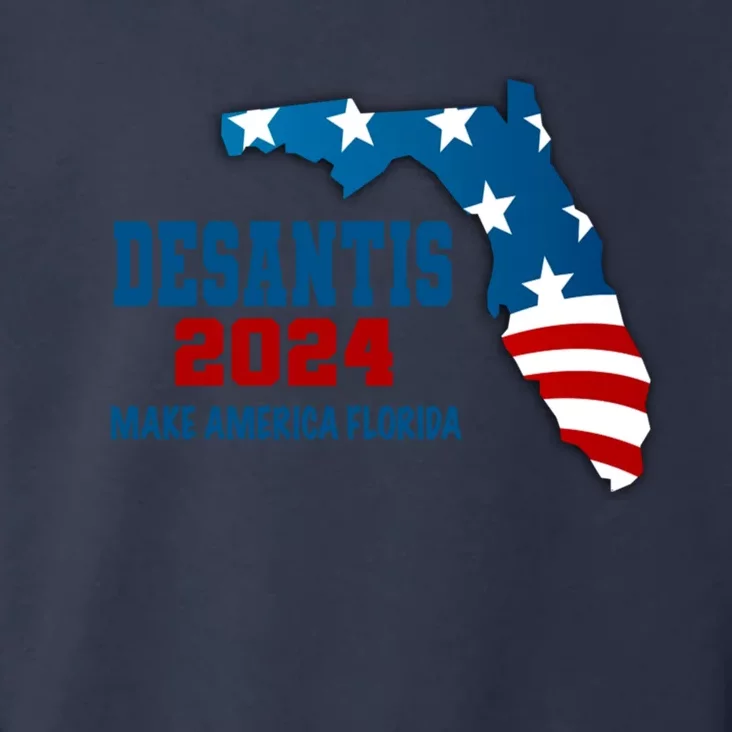 Desantis 2024 Make America Florida Toddler Hoodie