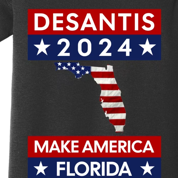 Desantis 2024 Make America Florida Baby Bodysuit