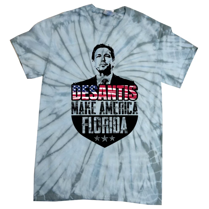 Desantis 2024 Make America Florida Tie-Dye T-Shirt