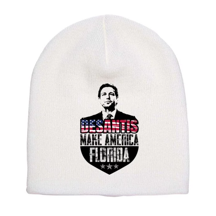 Desantis 2024 Make America Florida Short Acrylic Beanie