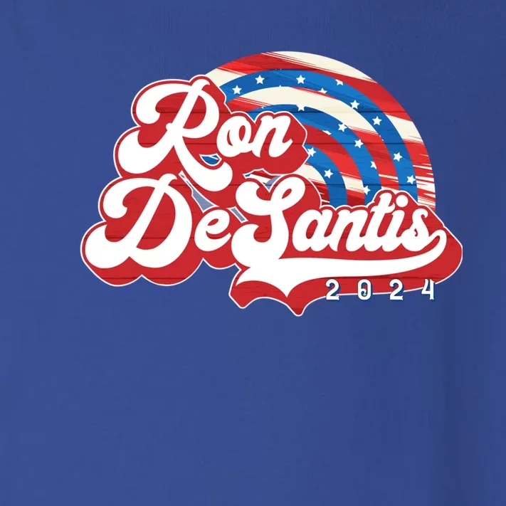 Desantis 2024 Make America Florida Election Retro Distressed Cool Gift Toddler Long Sleeve Shirt