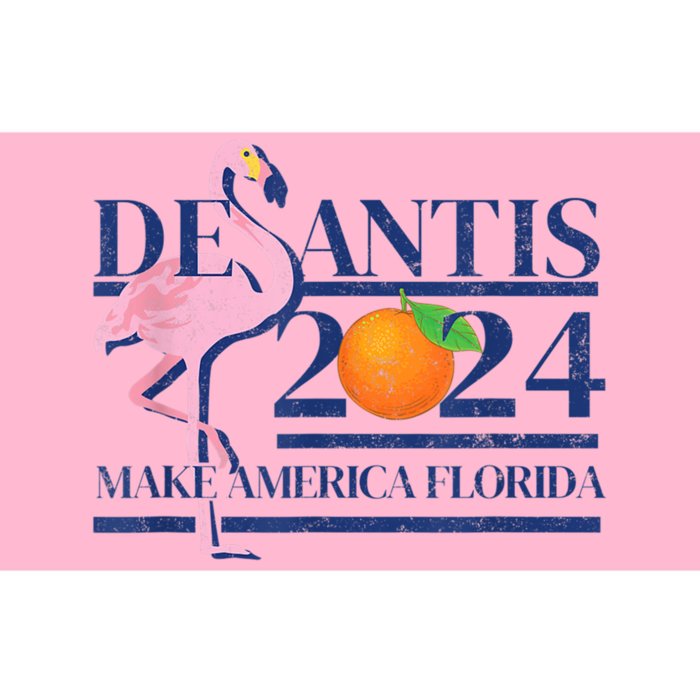 DeSantis 2024 Make America Florida Flamingo Election Bumper Sticker