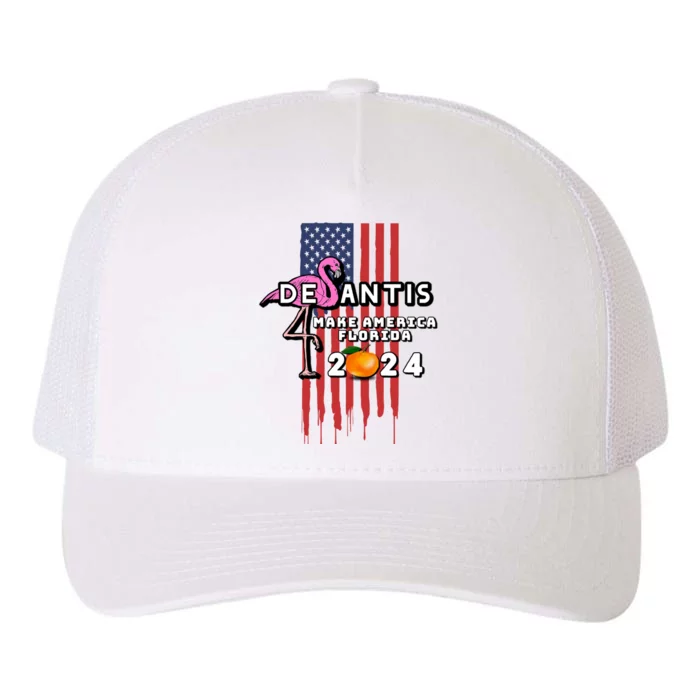 Desantis 2024 Make America Florida Yupoong Adult 5-Panel Trucker Hat