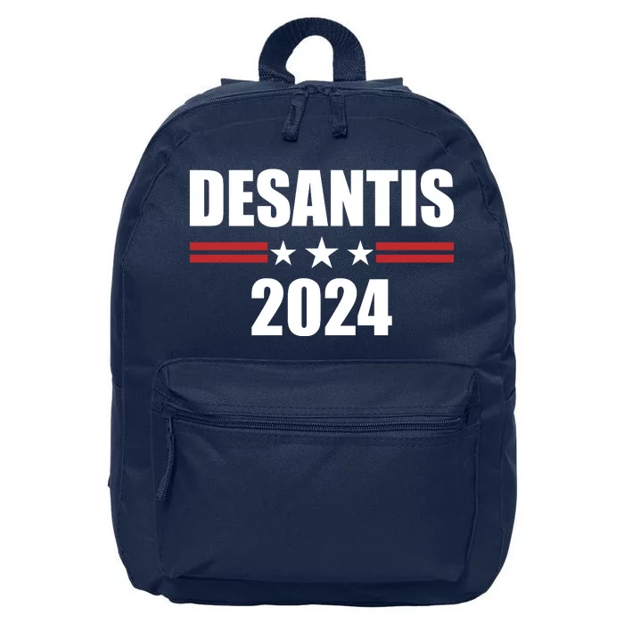 Desantis 2024 Ron Desantis 2024 Presidential Election Desantis For President 16 in Basic Backpack