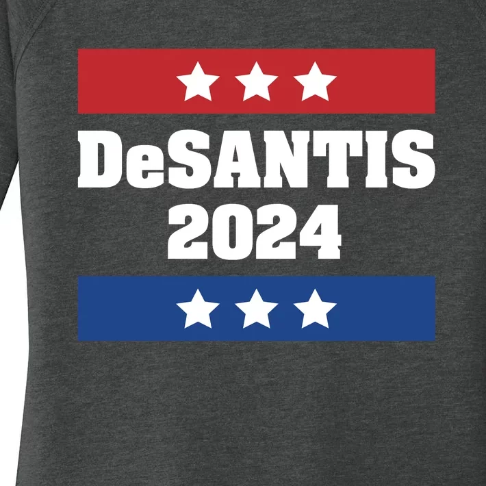 Desantis 2024 Ron Desantis 2024 Presidential Election Desantis President 2024 Women's Perfect Tri Tunic Long Sleeve Shirt