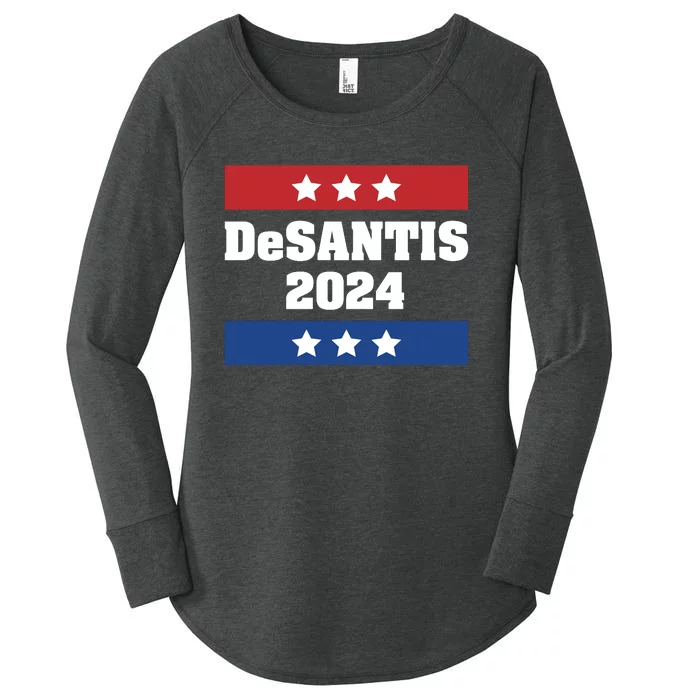 Desantis 2024 Ron Desantis 2024 Presidential Election Desantis President 2024 Women's Perfect Tri Tunic Long Sleeve Shirt