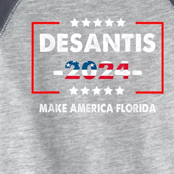 DeSantis 2024 Ron DeSantis For President 2024 Election Toddler Fine Jersey T-Shirt