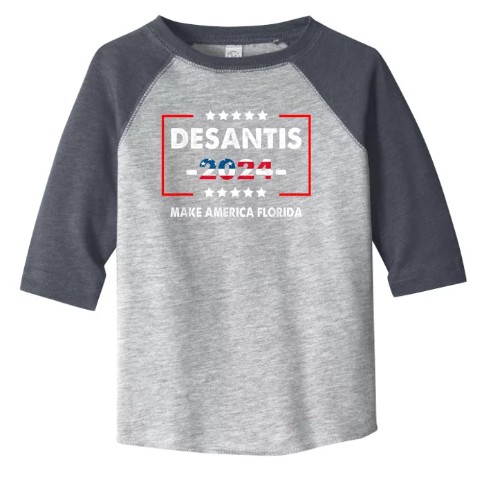 DeSantis 2024 Ron DeSantis For President 2024 Election Toddler Fine Jersey T-Shirt