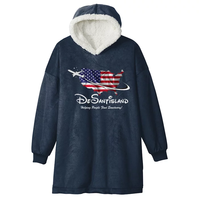 DeSantis 2024 Ron DeSantis For President 2024 Election Hooded Wearable Blanket