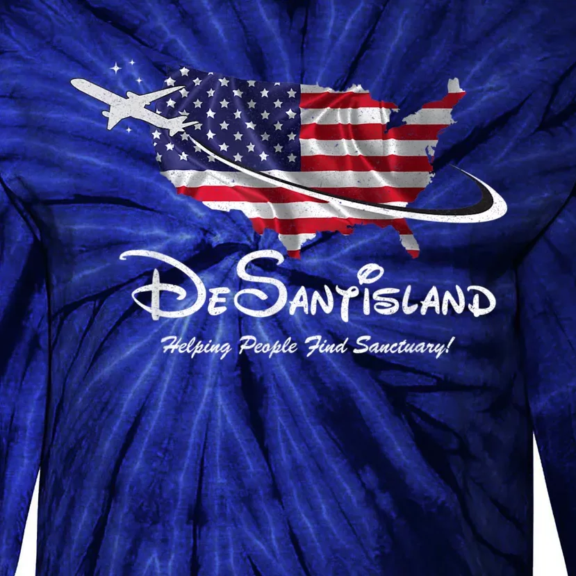 DeSantis 2024 Ron DeSantis For President 2024 Election Tie-Dye Long Sleeve Shirt