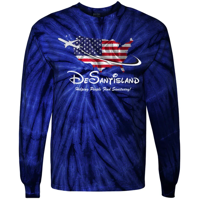 DeSantis 2024 Ron DeSantis For President 2024 Election Tie-Dye Long Sleeve Shirt