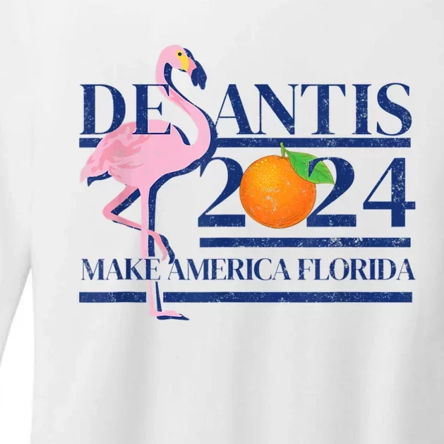 DeSantis 2024 Ron DeSantis For President 2024 Election Womens CVC Long Sleeve Shirt