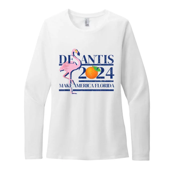 DeSantis 2024 Ron DeSantis For President 2024 Election Womens CVC Long Sleeve Shirt