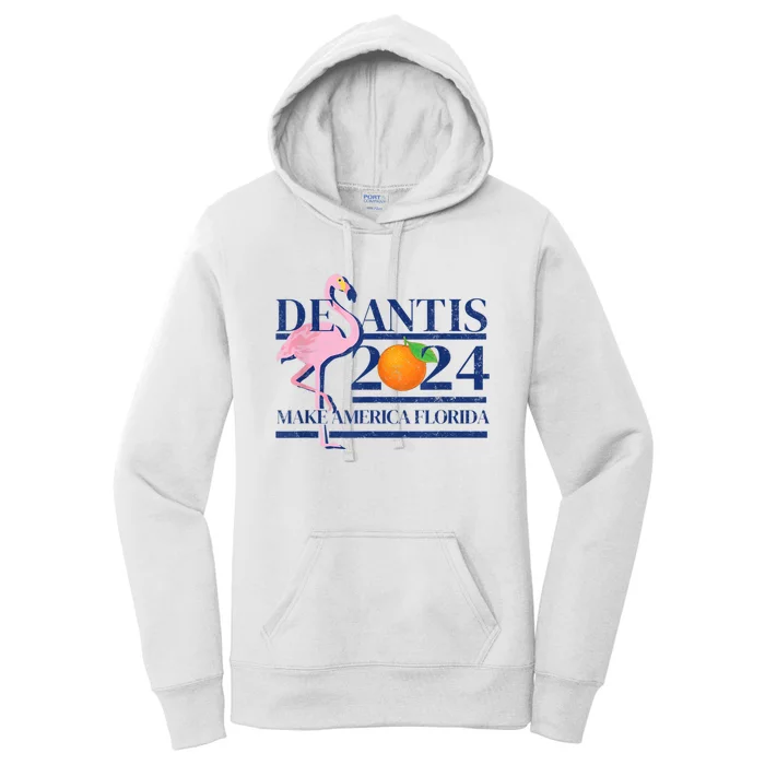 DeSantis 2024 Ron DeSantis For President 2024 Election Women's Pullover Hoodie