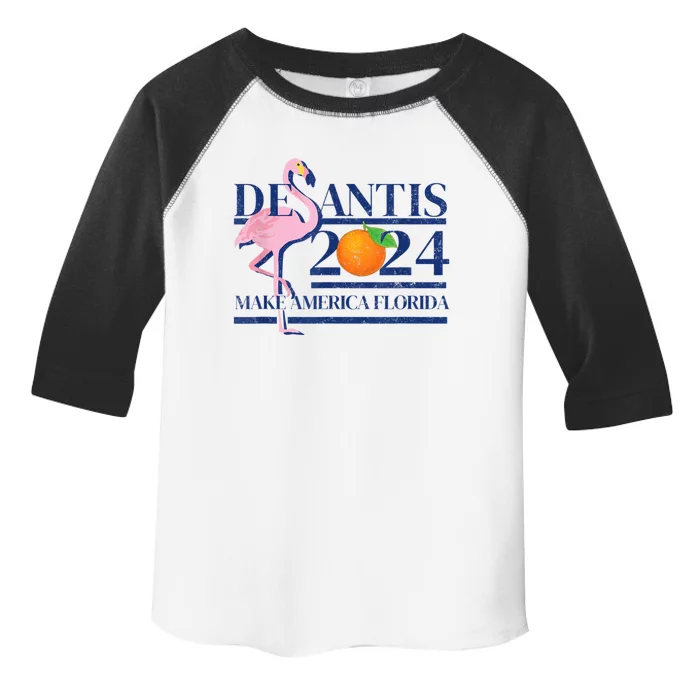 DeSantis 2024 Ron DeSantis For President 2024 Election Toddler Fine Jersey T-Shirt