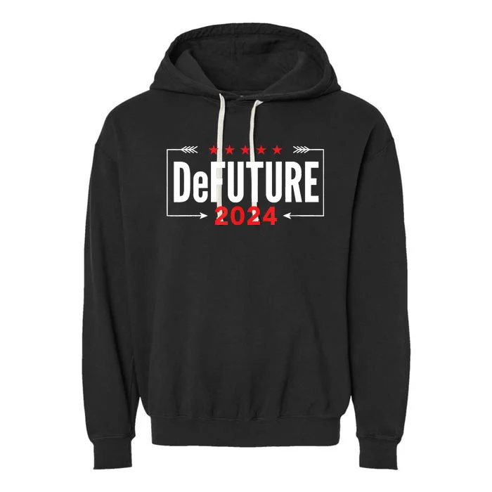 DeFUTURE 2024 Ron Desantis Florida Garment-Dyed Fleece Hoodie