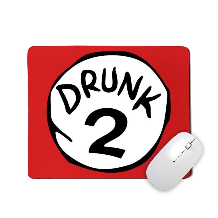 Drunk 2 St Patrick Day Funny Drunk Beer Pong Drunk 2 Mousepad