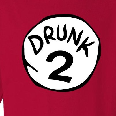 Drunk 2 St Patrick Day Funny Drunk Beer Pong Drunk 2 Toddler Long Sleeve Shirt