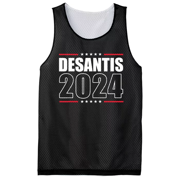 DeSantis 2024 Shirts Ron DeSantis For President 2024 Election Mesh Reversible Basketball Jersey Tank