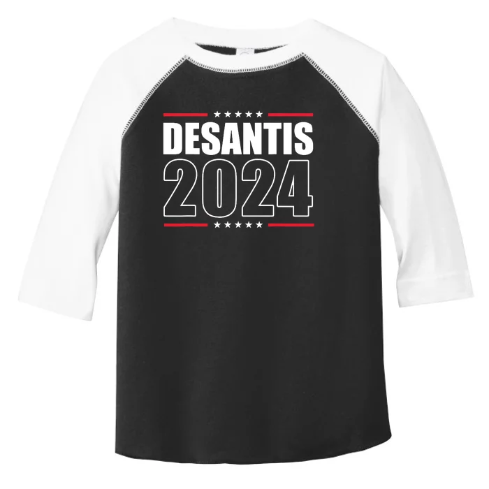 DeSantis 2024 Shirts Ron DeSantis For President 2024 Election Toddler Fine Jersey T-Shirt