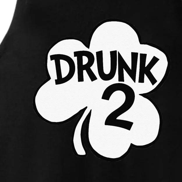 Drunk 2 Saint Patrick's Day Party Group Ladies Tri-Blend Wicking Tank